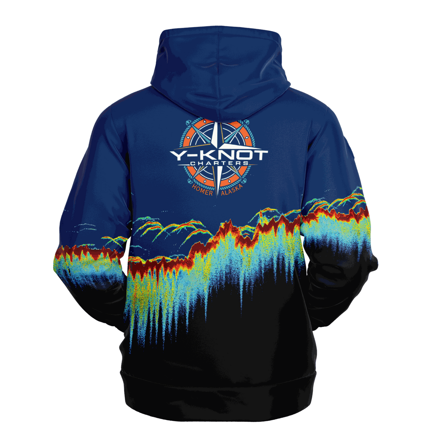 Y-Not Charters - Sonar Scan Premium Hoodie