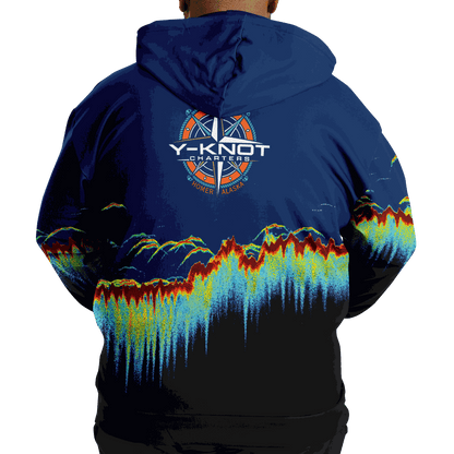 Y-Not Charters - Sonar Scan Premium Hoodie