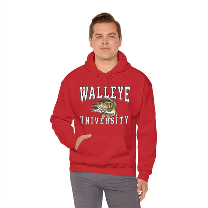 Walleye University  Hoodie - Cotton/Poly Blend