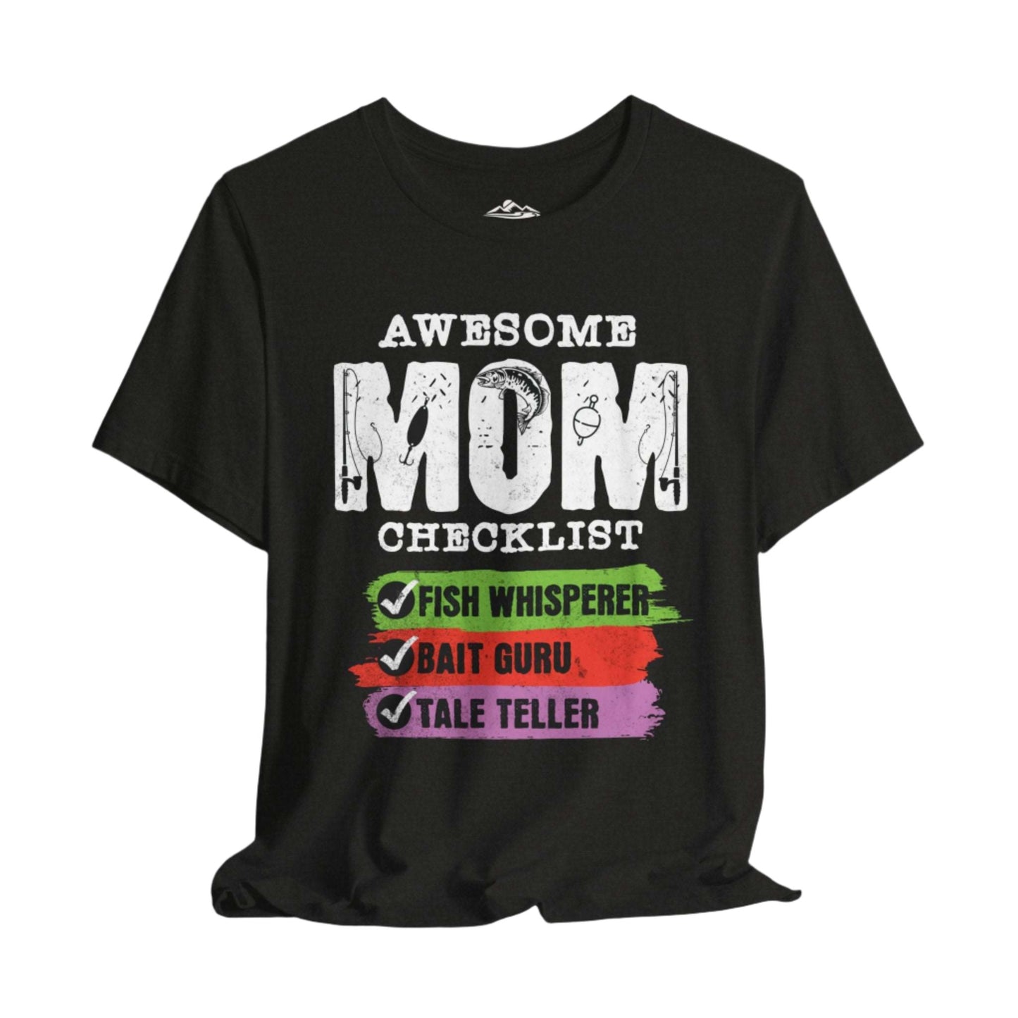 Awesome Fishing Mom Checklist T-Shirt