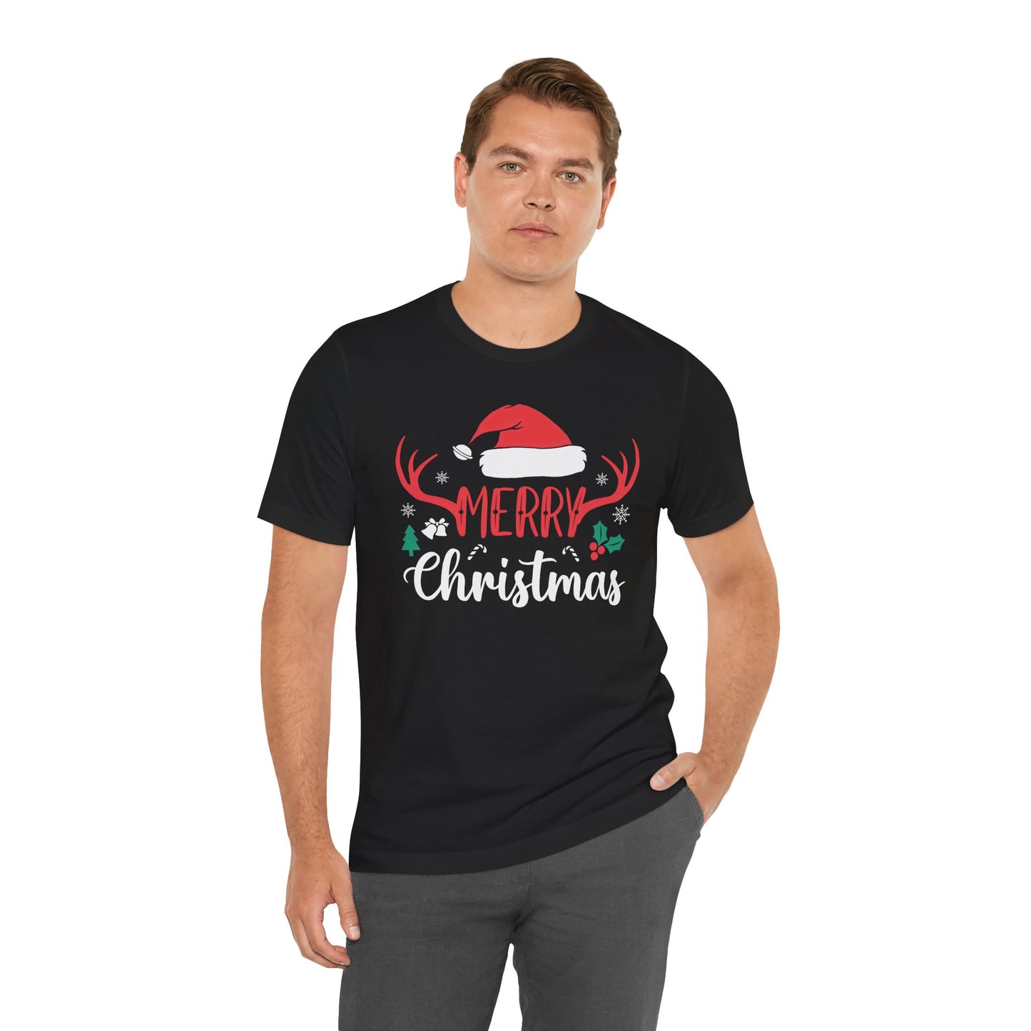 Merry Christmas Antlers T-Shirt