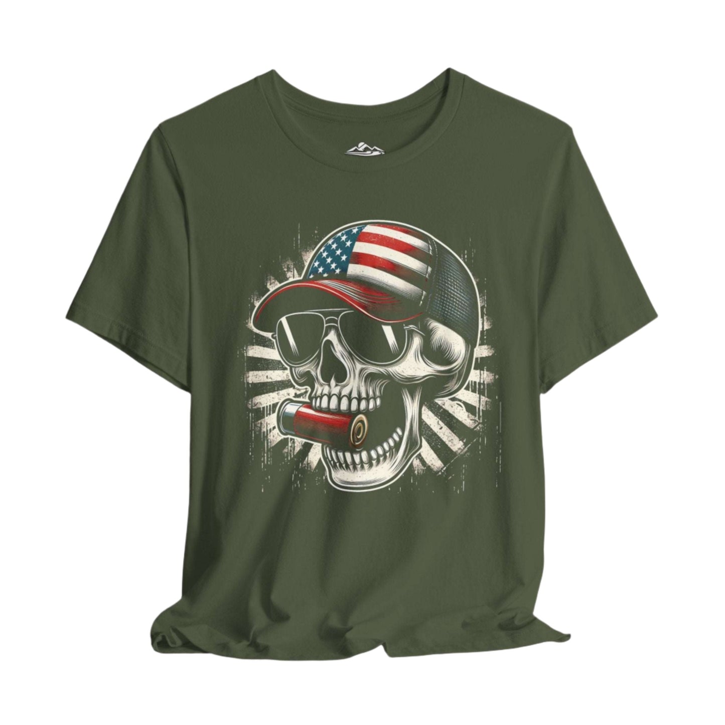 American Grit Buckshot Skull T-Shirt