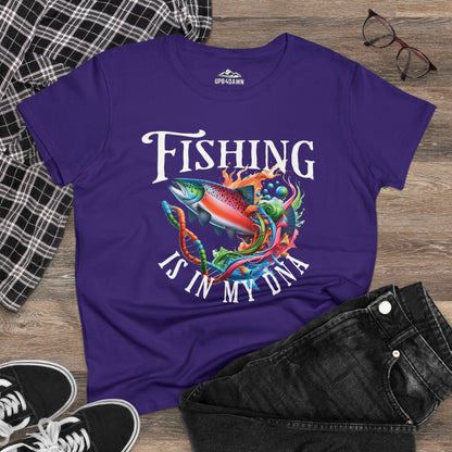 Fishing is in my DNA T-Shirt - Women's Cut