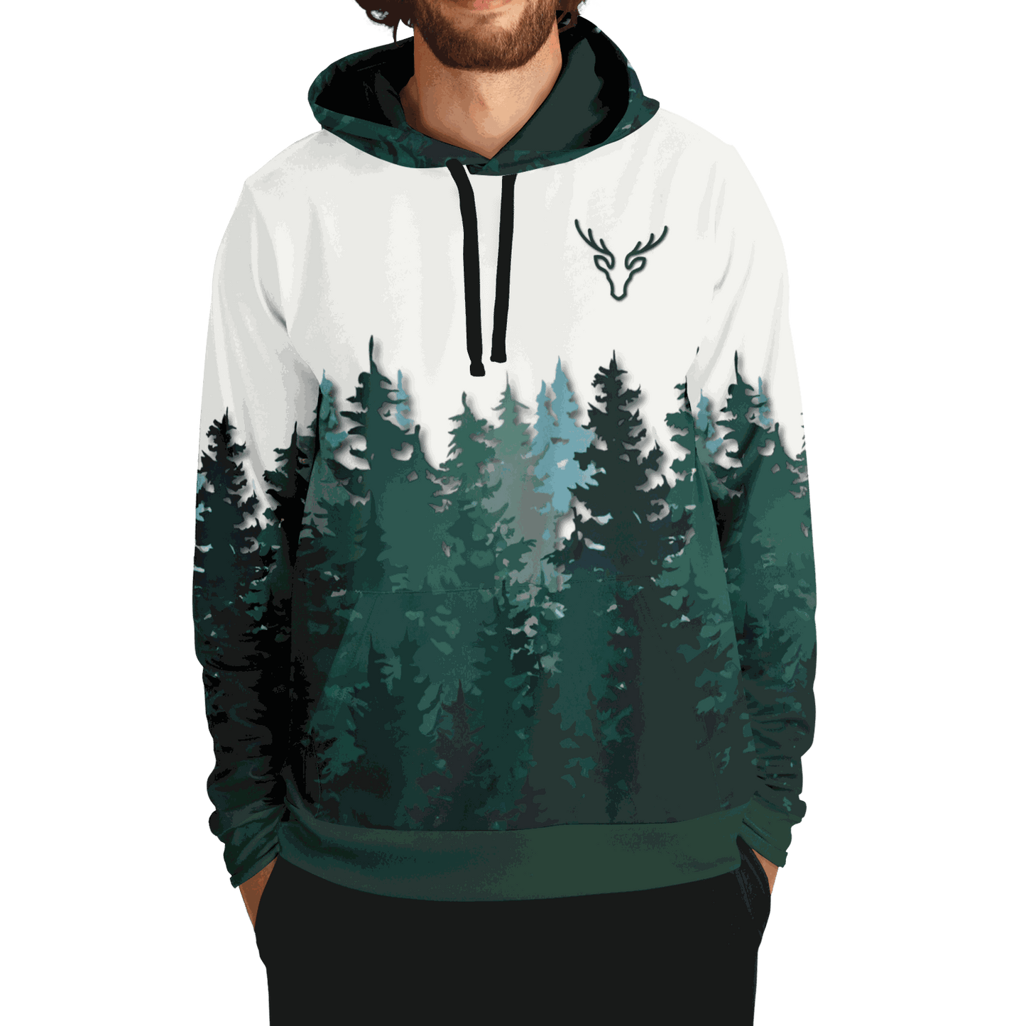 Forest Shades Deer Hunter Hoodie