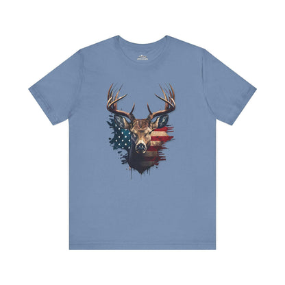 Patriotic Pursuit Deer Hunt T-Shirt