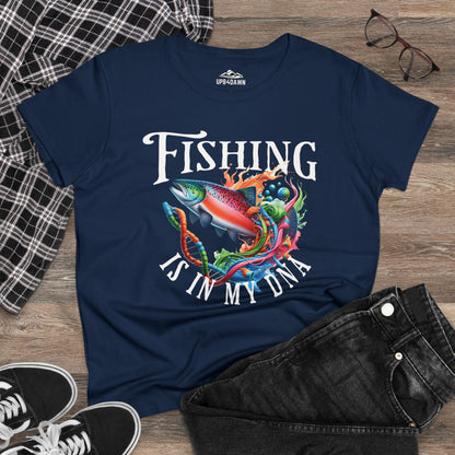 Fishing is in my DNA T-Shirt - Women's Cut