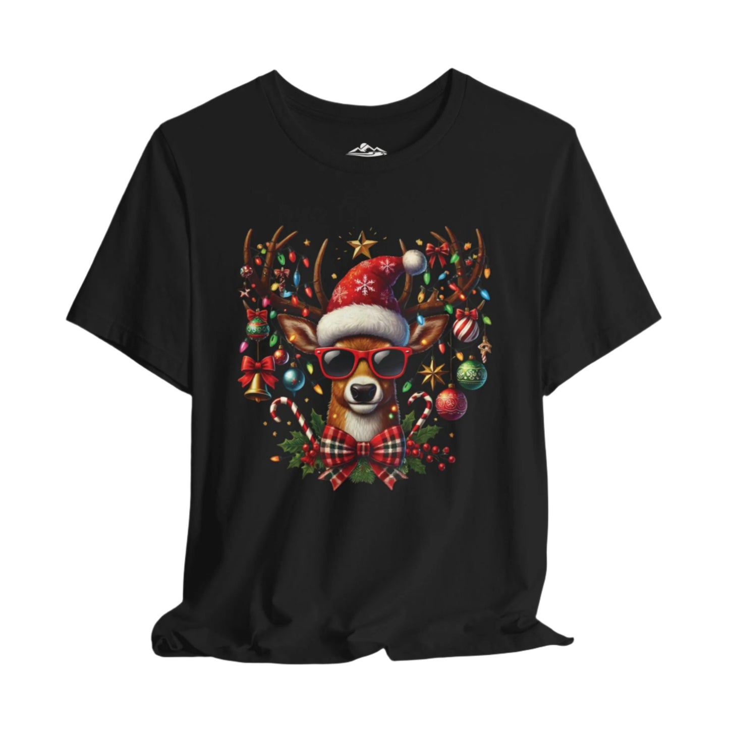 Christmas Deer with Ornaments T-Shirt