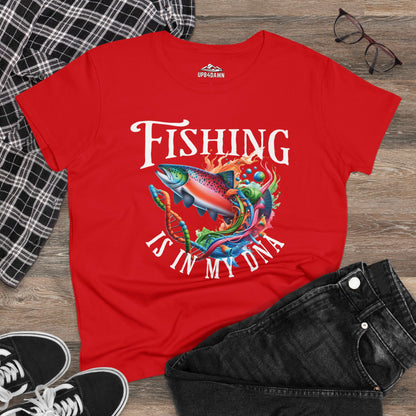 Fishing is in my DNA T-Shirt - Women's Cut