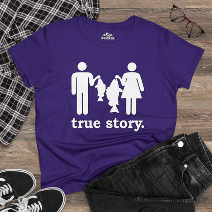 True Story Little Fish Big Fish T-Shirt - Women's Cut