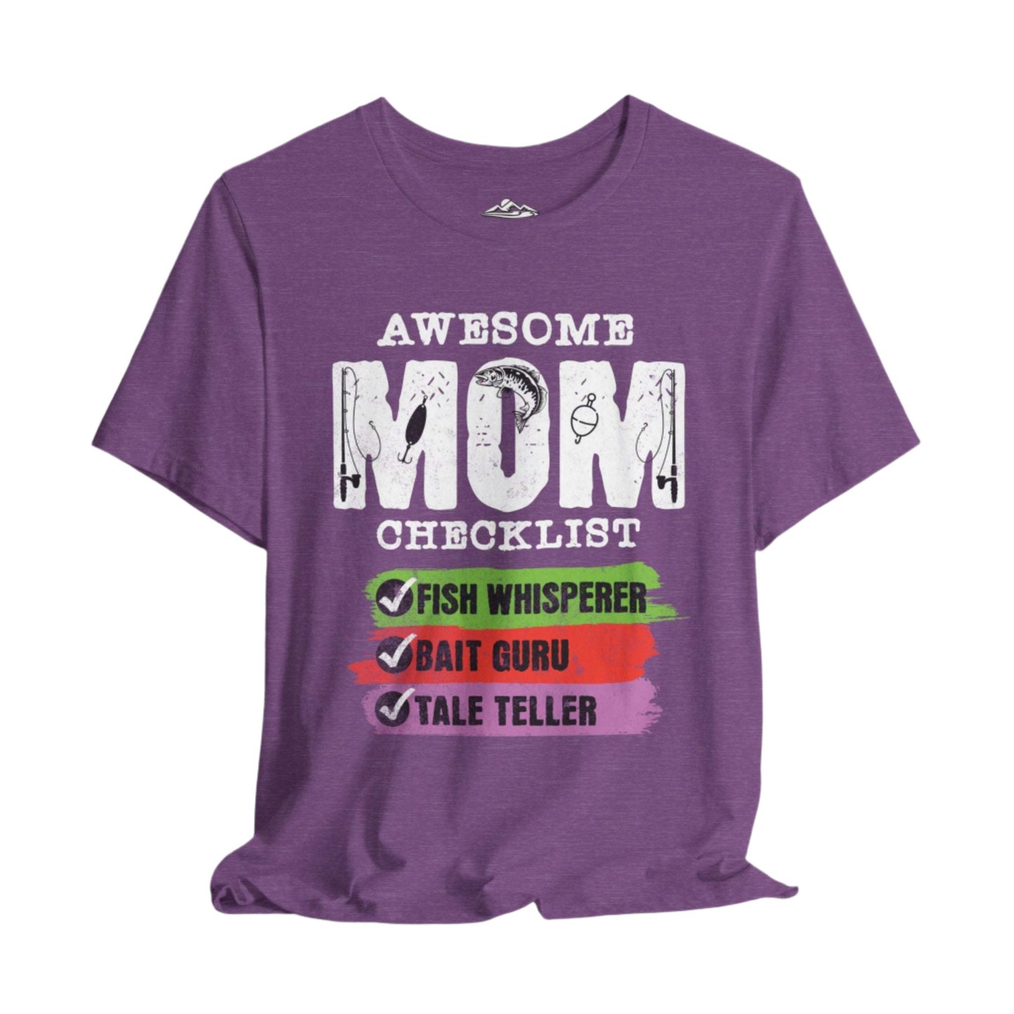 Awesome Fishing Mom Checklist T-Shirt