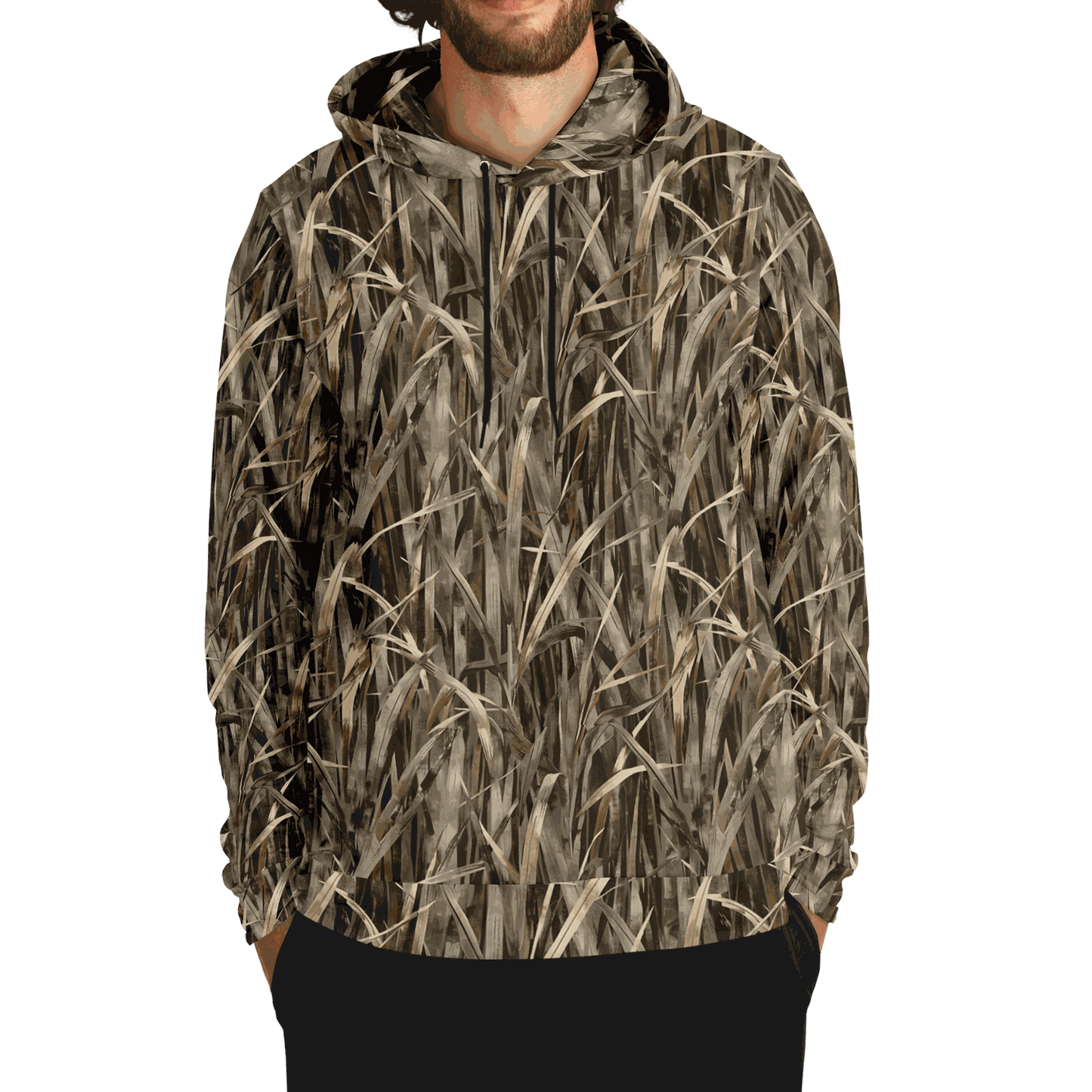 Stealth Marsh Duck Hunting Hoodie - Tri-Blend