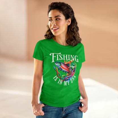 Fishing is in my DNA T-Shirt - Women's Cut