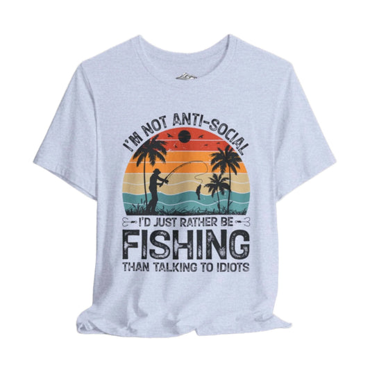 Selective Socializing, Fishing Edition T-Shirt