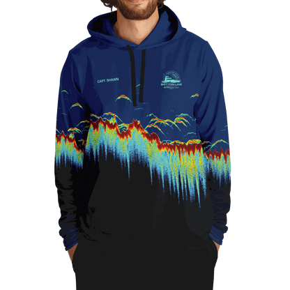 BLDMarine - Sonar Scan Premium Hoodie