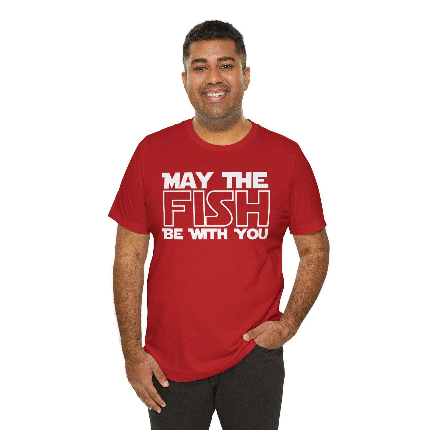 May the Fish be With You (Text Only) T-Shirt