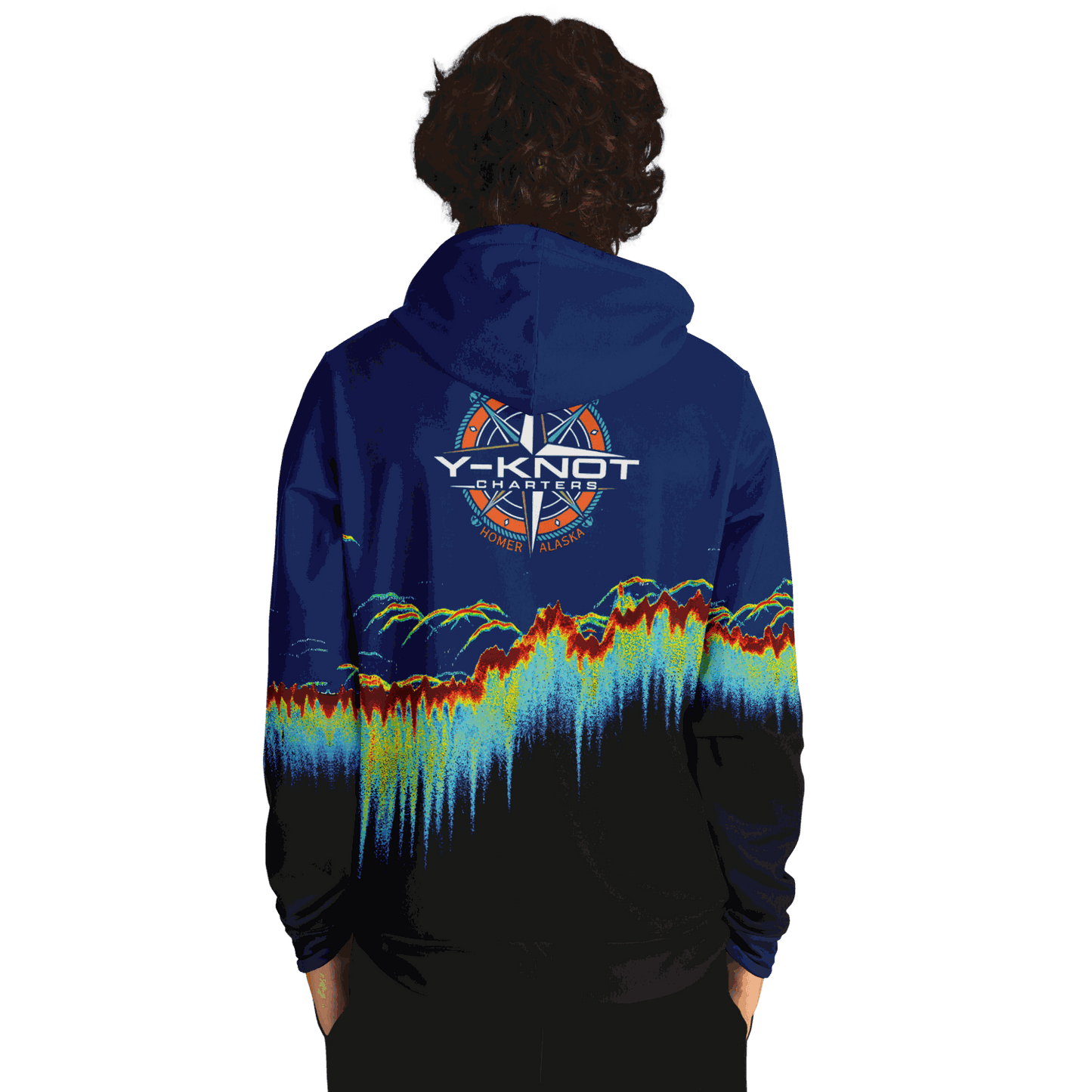 Y-Not Charters - Sonar Scan Premium Hoodie