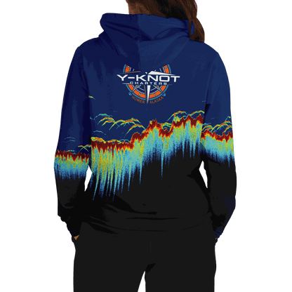 Y-Not Charters - Sonar Scan Premium Hoodie