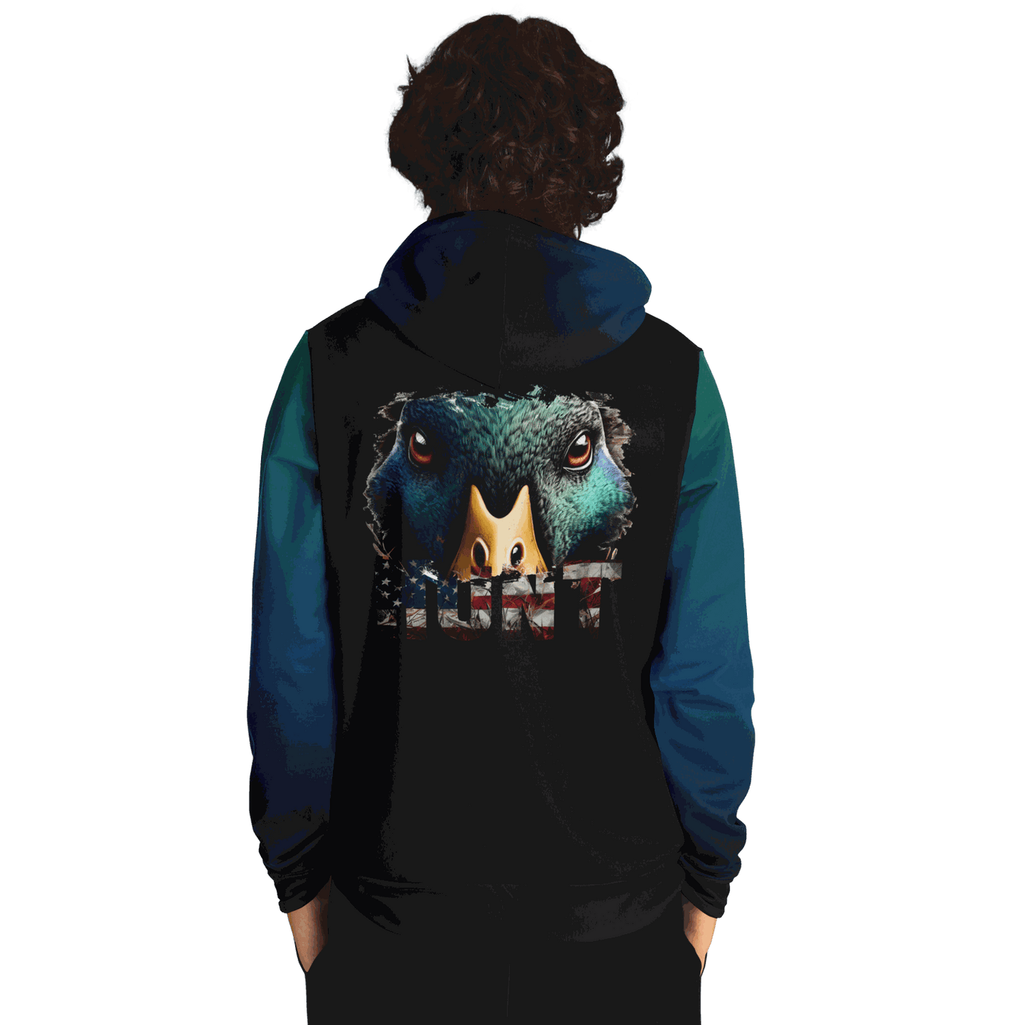 Duck Hunt Gradient Hoodie - Tri-Blend