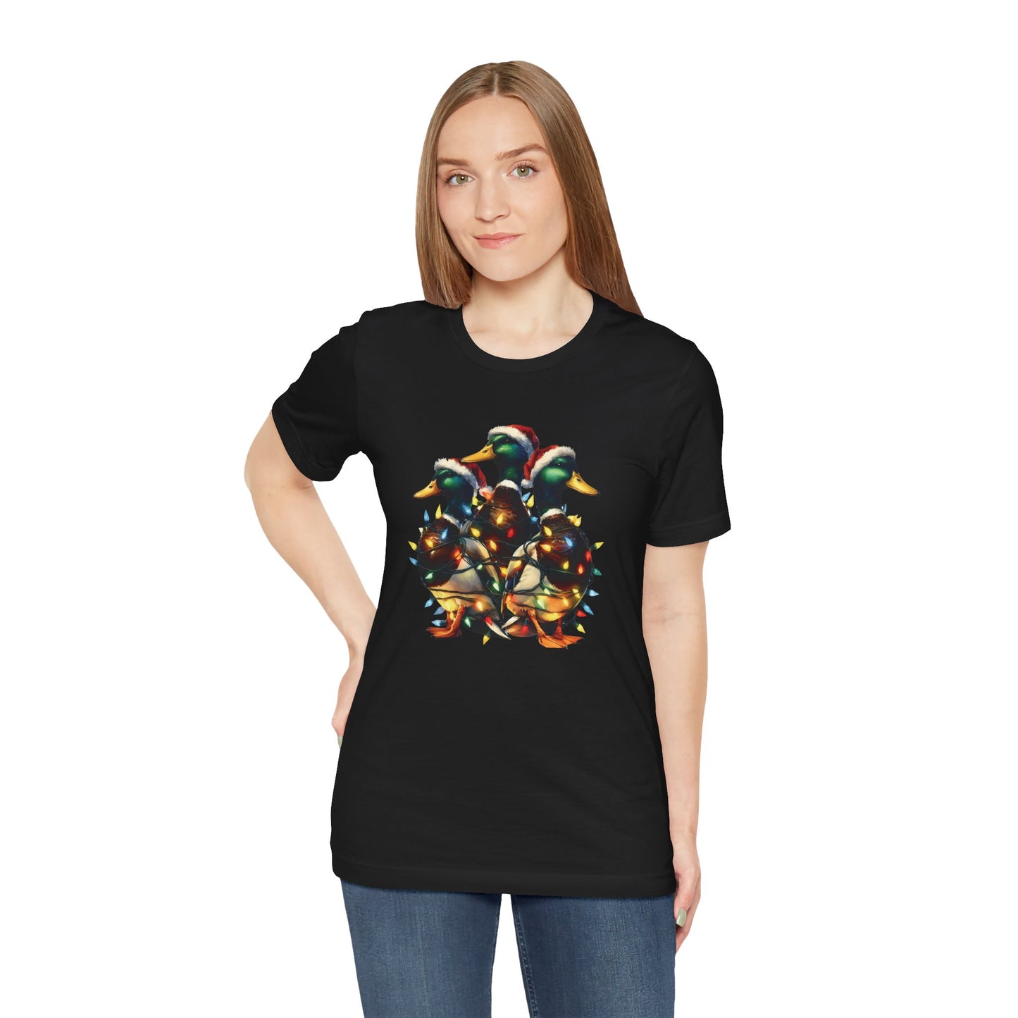 3 Festive Ducks Christmas T-Shirt