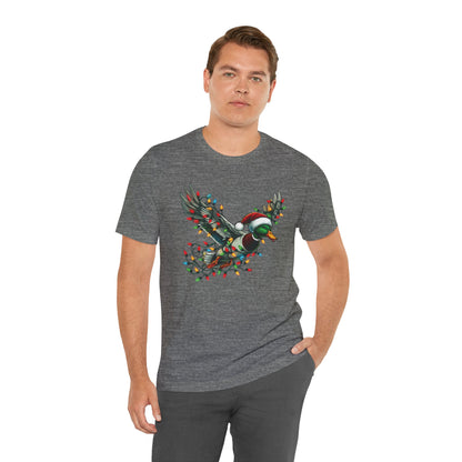 Festive Duck with Lights Christmas T-Shirt