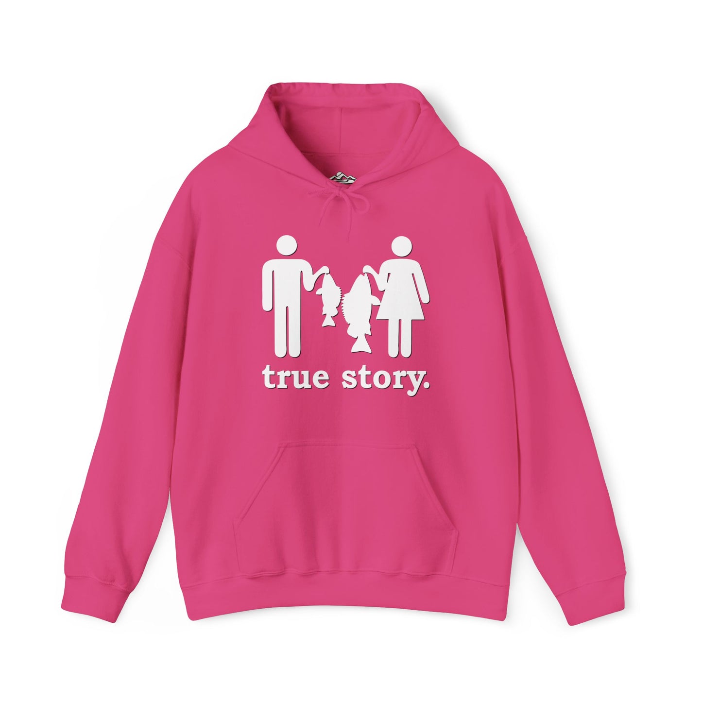 True Story Little Fish Big Fish Hoodie - Cotton/Poly Blend