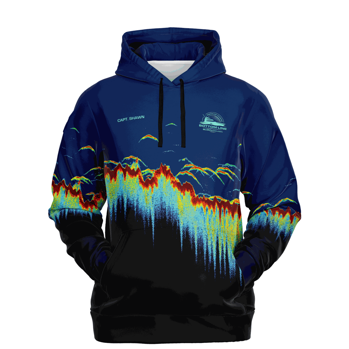 BLDMarine - Sonar Scan Premium Hoodie