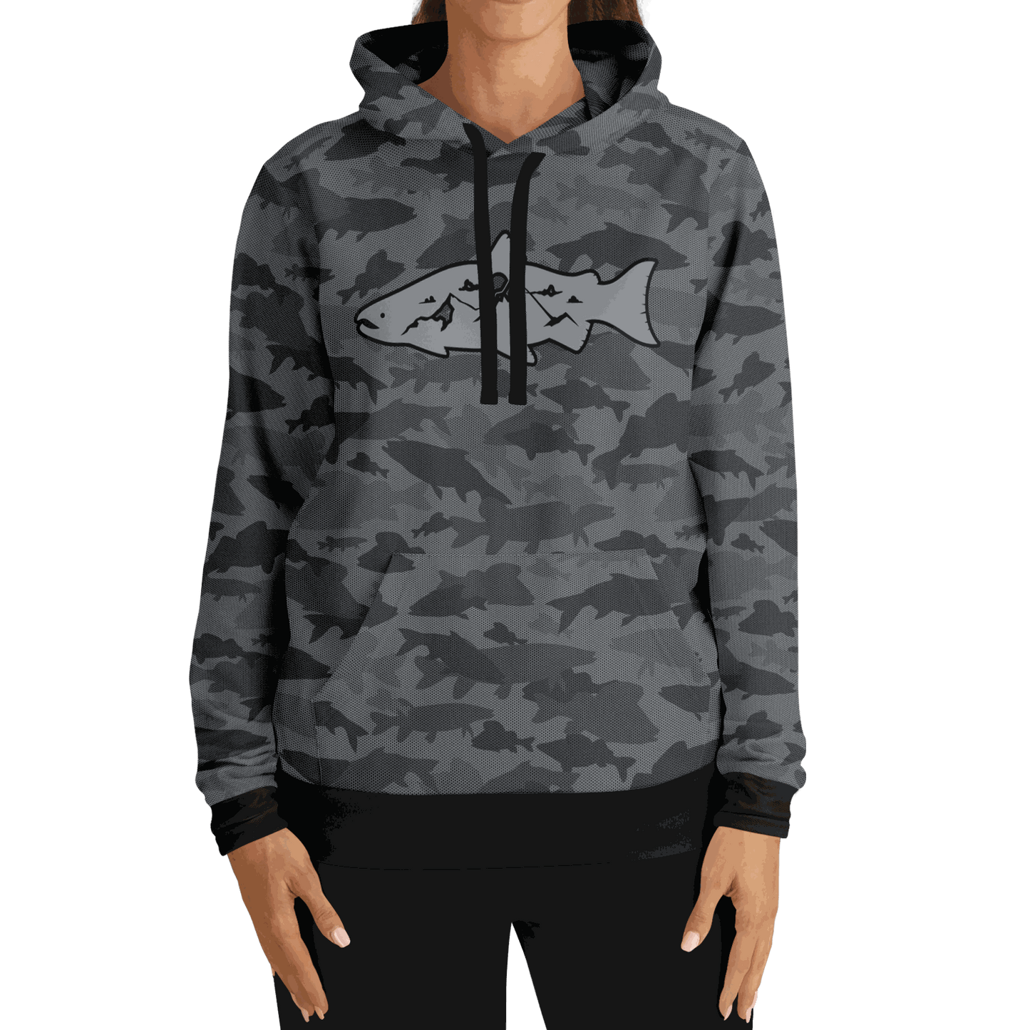 Freedom Waters Fish Camo Hoodie - Tri-Blend