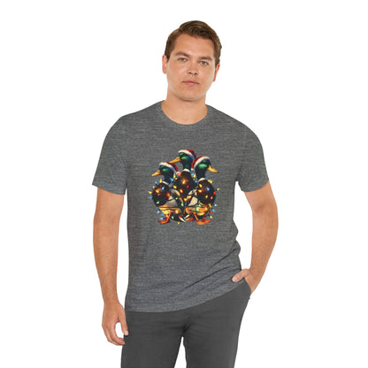 3 Festive Ducks Christmas T-Shirt