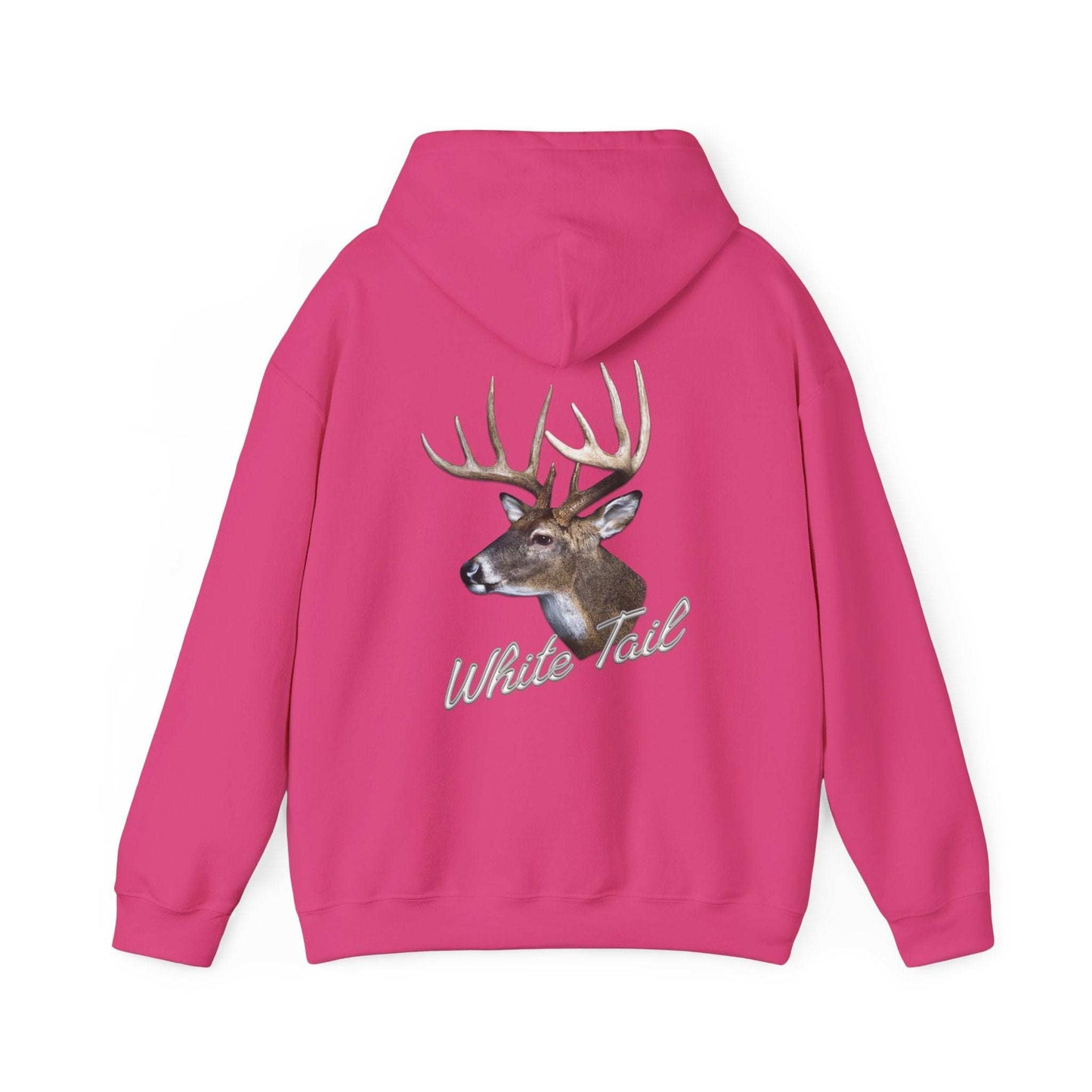 White Tail Hunter's Tribute Hoodie - Double Sided - Cotton/Poly Blend