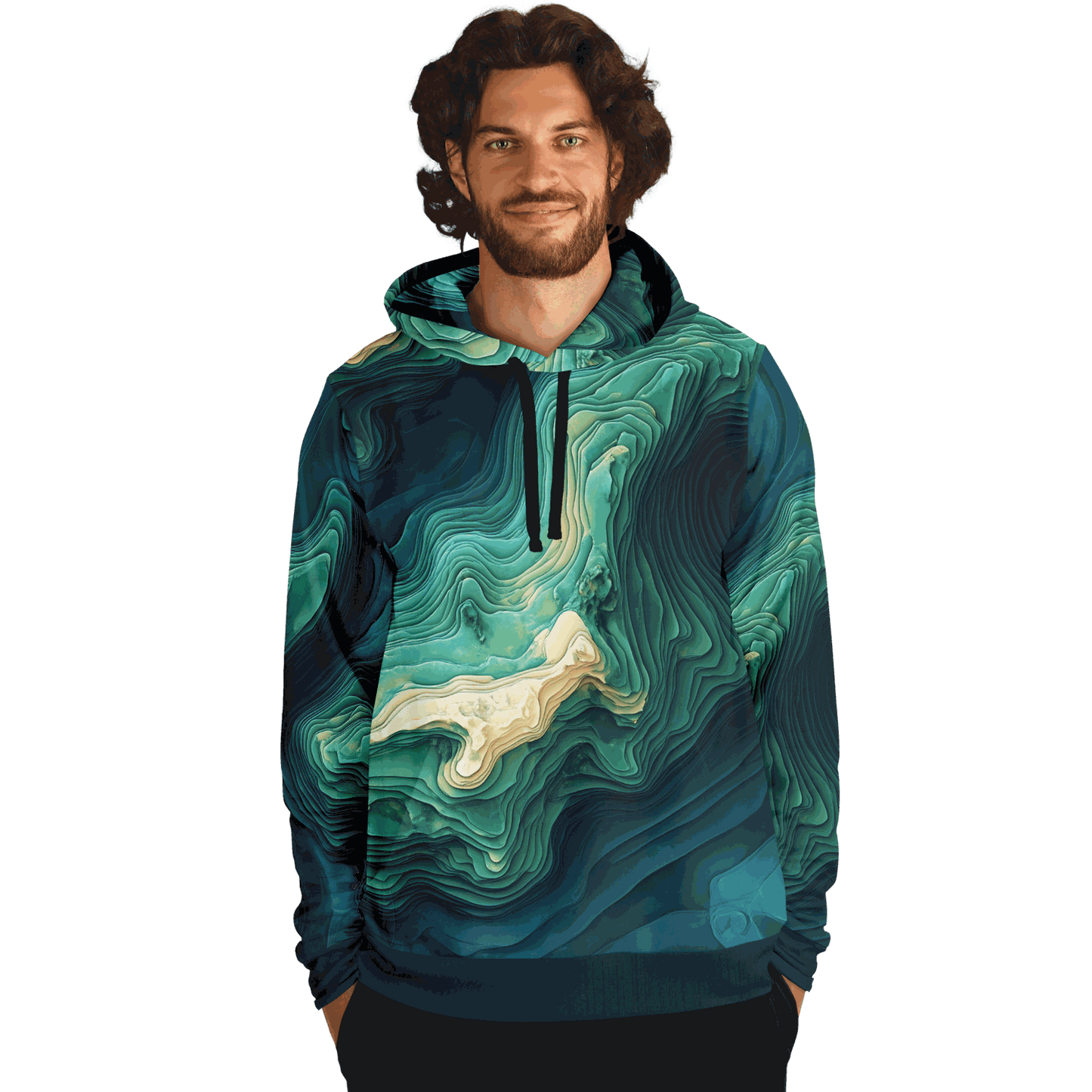 Contours 3D Premium Hoodie