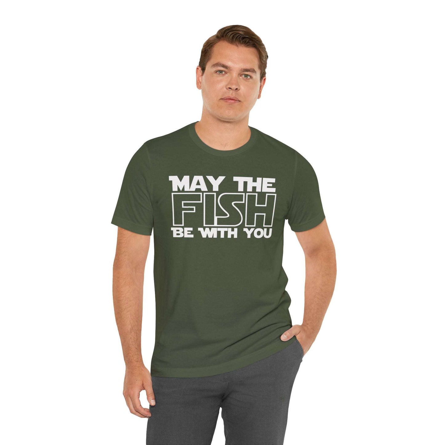 May the Fish be With You (Text Only) T-Shirt