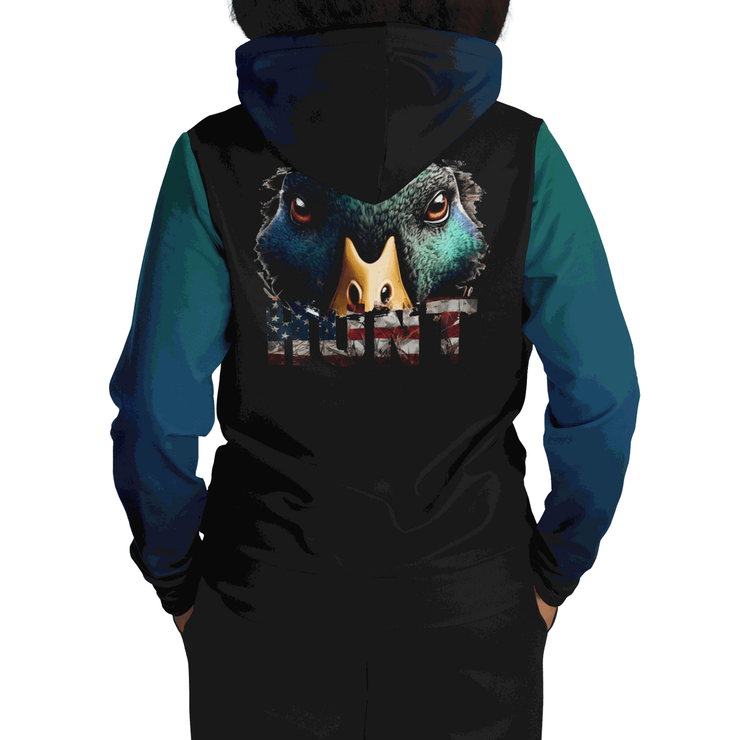 Duck Hunt Gradient Hoodie - Tri-Blend