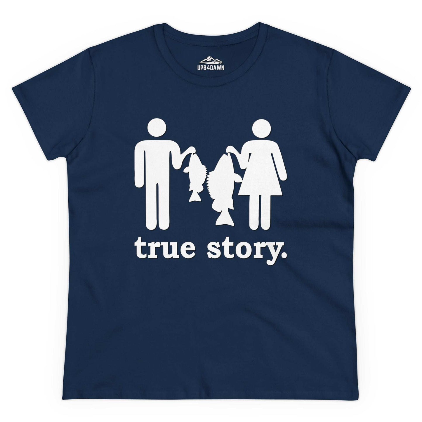 True Story Little Fish Big Fish T-Shirt - Women's Cut