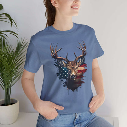 Patriotic Pursuit Deer Hunt T-Shirt