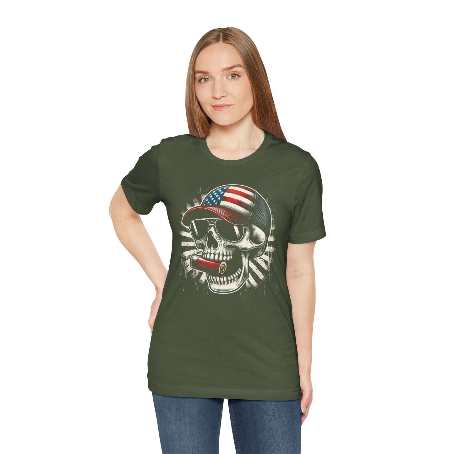 American Grit Buckshot Skull T-Shirt