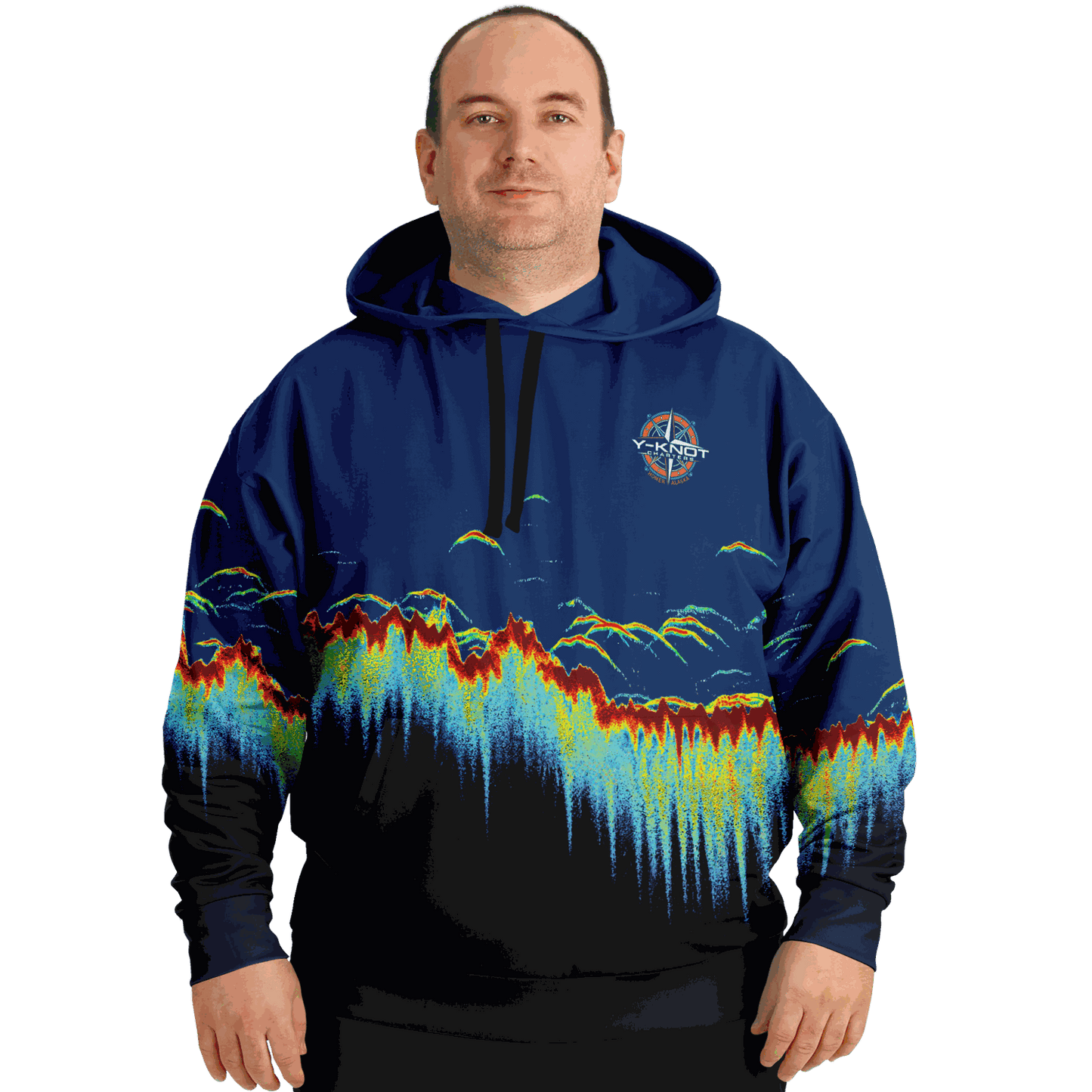 Y-Not Charters - Sonar Scan Premium Hoodie