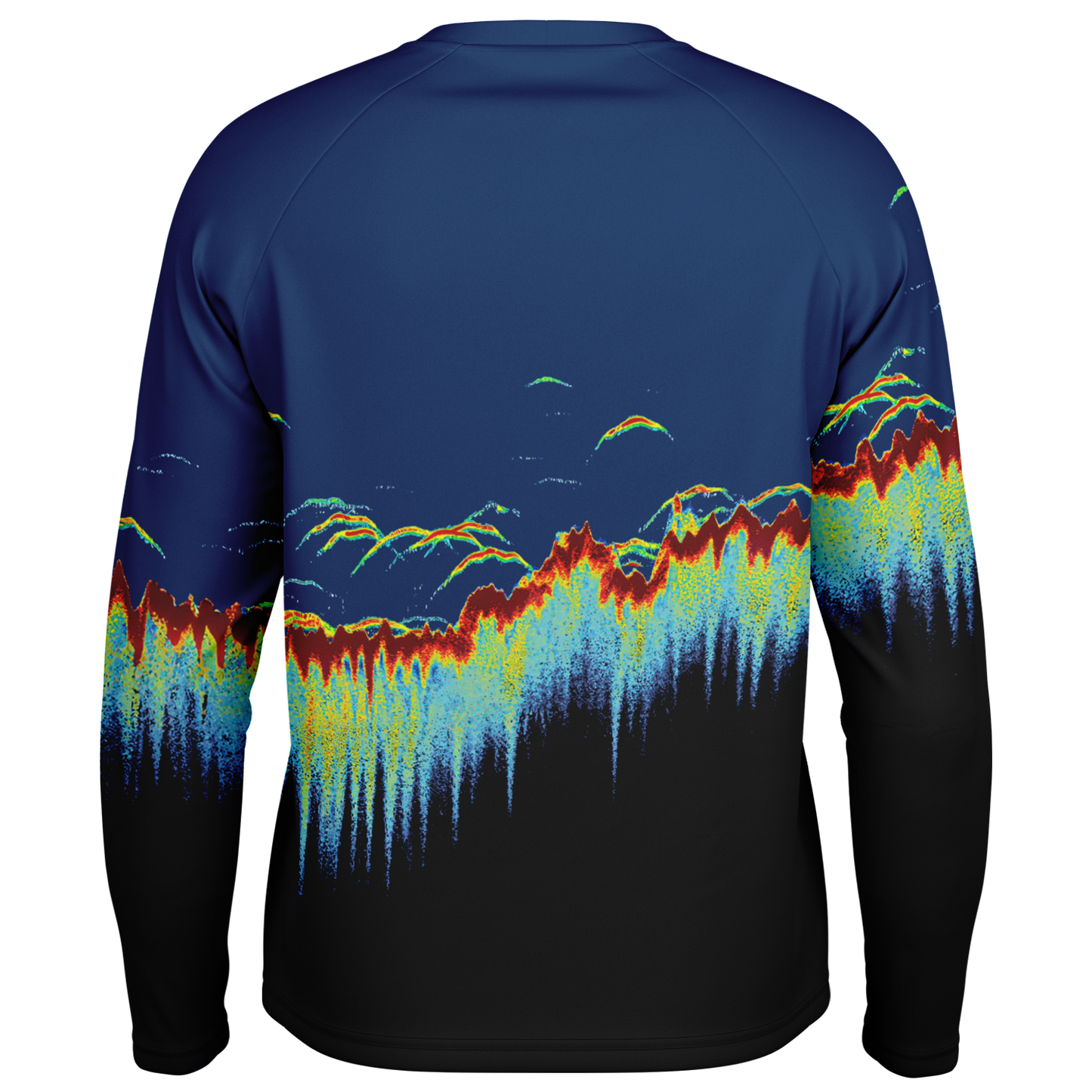 Men's Sonar Scan Long Sleeve Sun Protection Performance Shirt