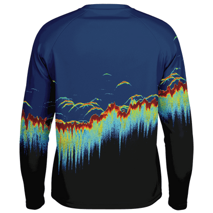 Men's Sonar Scan Long Sleeve Sun Protection Performance Shirt