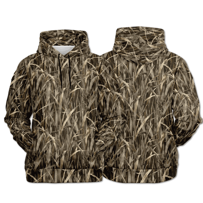 Stealth Marsh Duck Hunting Hoodie - Tri-Blend