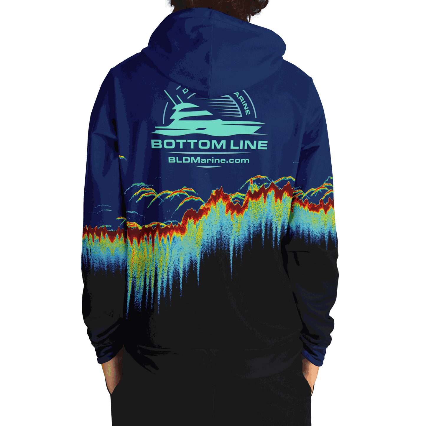 BLDMarine - Sonar Scan Premium Hoodie