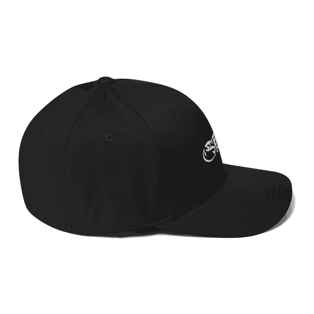 A camouflage athletic hat featuring the Bent on Chrome logo embroidered in white on the front. The cap has a structured design with a curved brim.