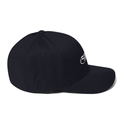 A camouflage athletic hat featuring the Bent on Chrome logo embroidered in white on the front. The cap has a structured design with a curved brim.