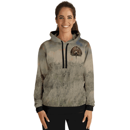 Turkey Hunter Plains Gobbler Hoodie - Tri-Blend