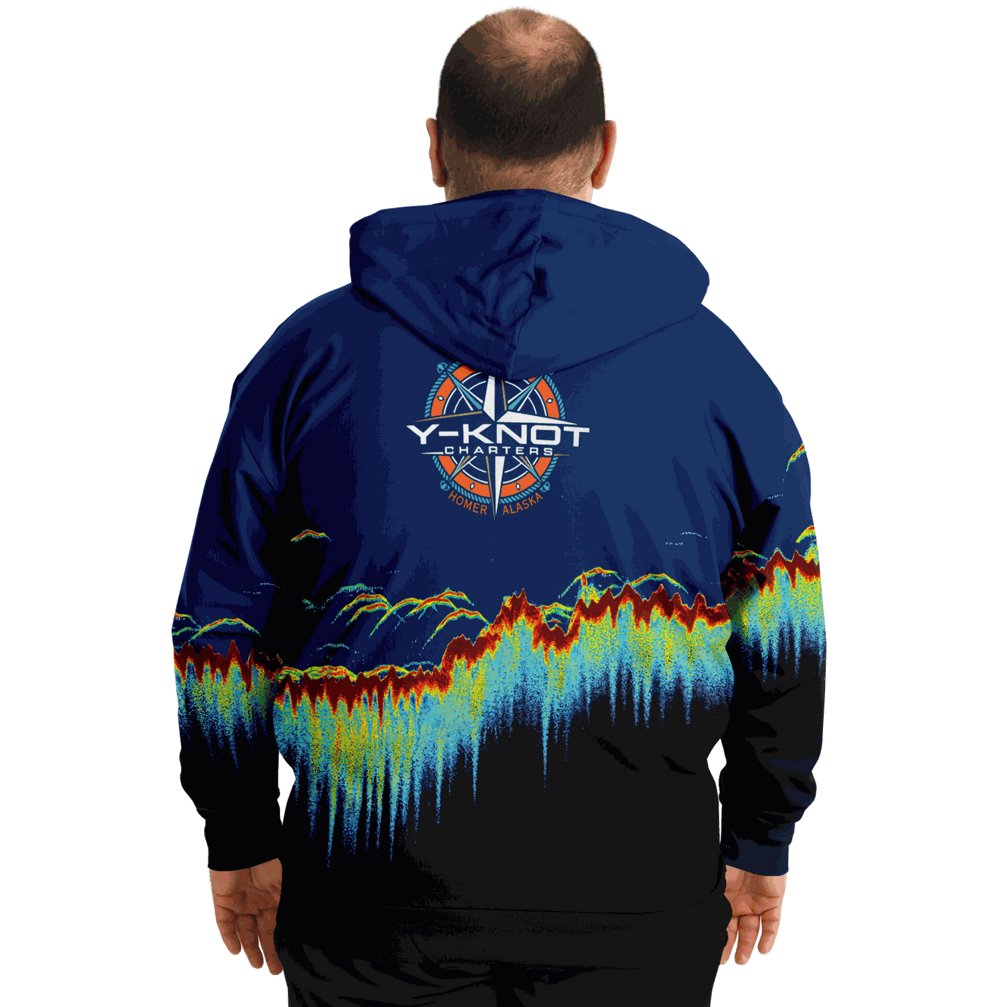 Y-Not Charters - Sonar Scan Premium Hoodie