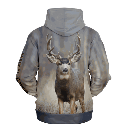 Majestic Mule Deer Hoodie - Tri-Blend